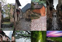 【110款】竖屏古街巷子古镇古建筑农村村庄夜晚治愈怀旧视频素材