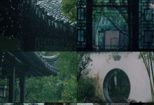 【923款】实拍烟雨江南屋檐雨滴古风意境下雨怀旧视频素材