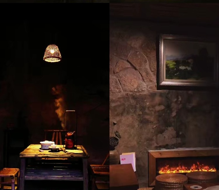 【36款】独坐茶室灯火昏暗怀旧视频素材  第2张