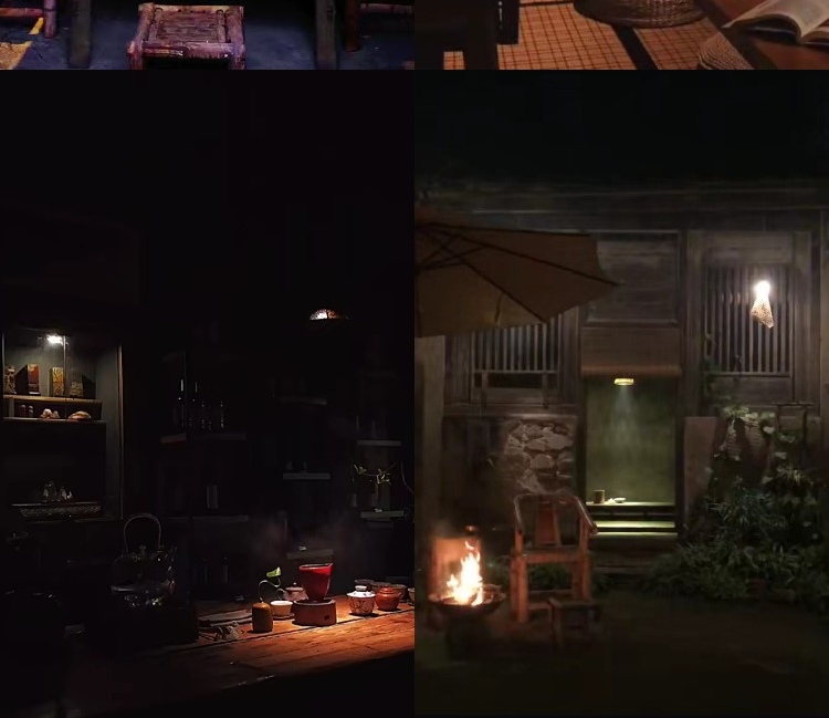 【36款】独坐茶室灯火昏暗怀旧视频素材  第3张