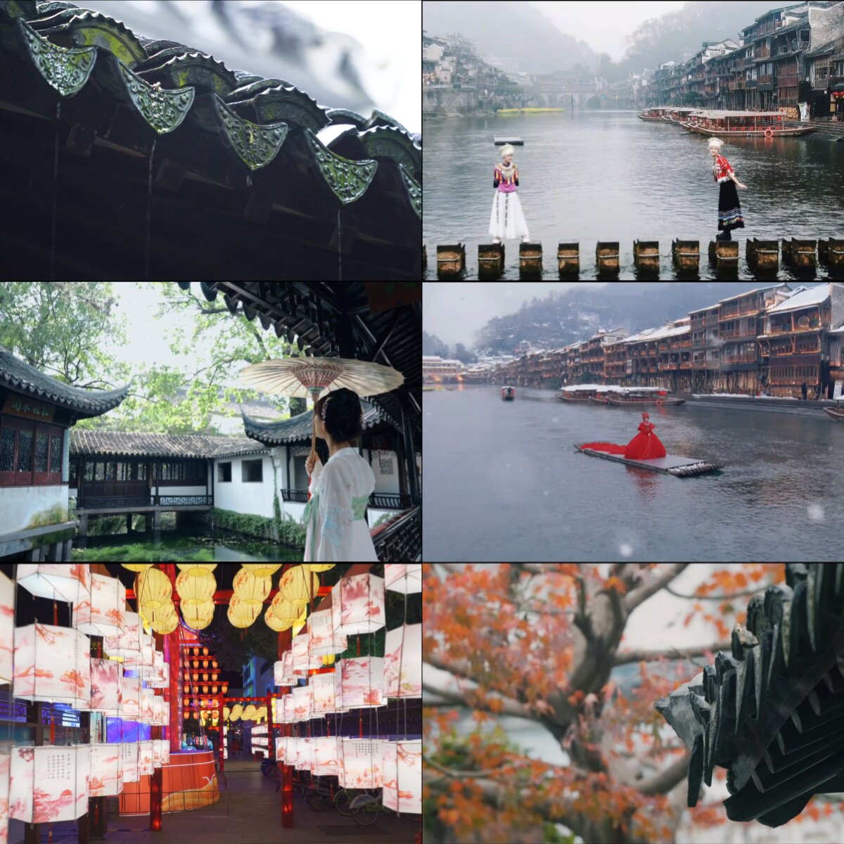 【923款】实拍烟雨江南屋檐雨滴古风意境下雨怀旧视频素材  第2张